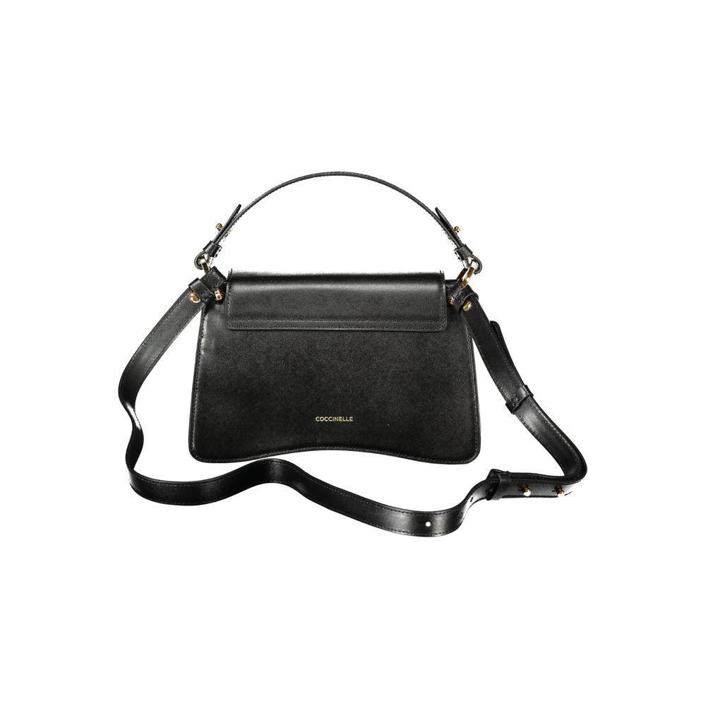 Coccinelle Black Leather Women Handbag CO-39562