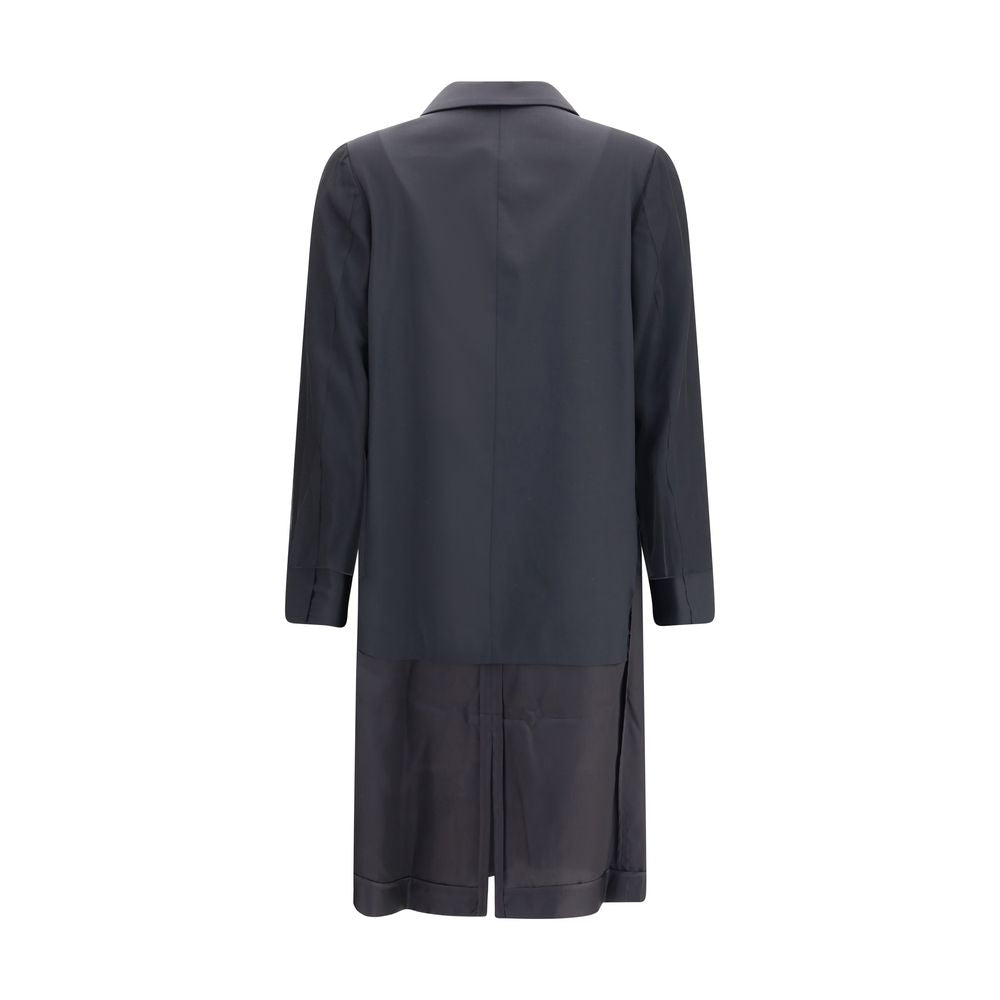 Undercover Long blazer Jacket UN-UP2E1303BLACK-3