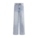 Self-Portrait Wide leg Jeans SE-AW25828PABLBLUE-W24