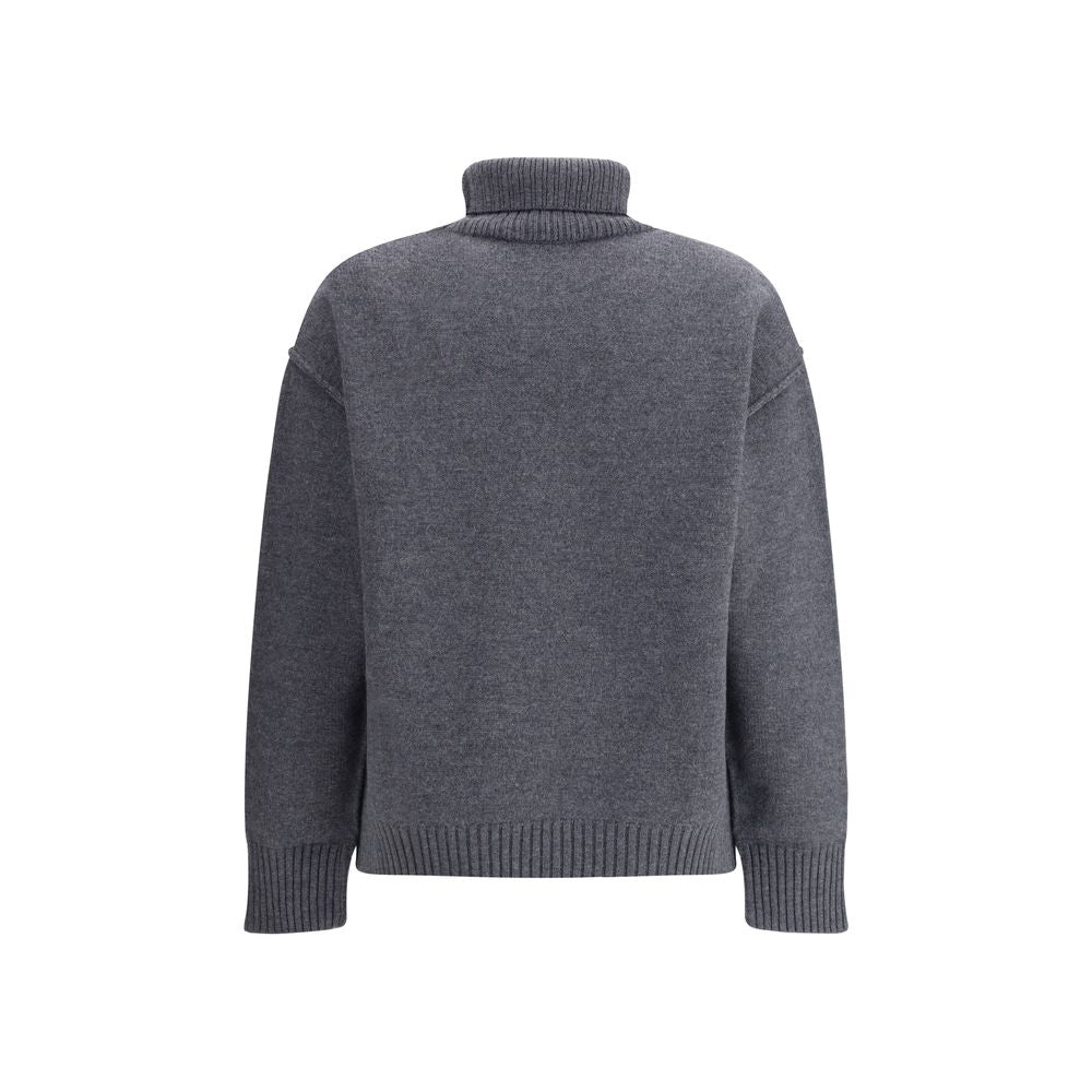 Ami Paris Ami De Coeur Turtleneck Sweater AM-UKS8390180504-M
