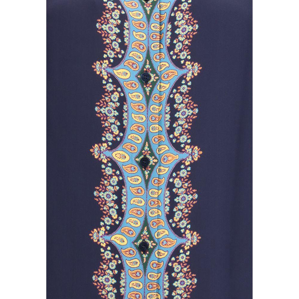 Etro Silk Shirt Paisley print ET-WRIA0013AKB33X0886-IT40 | M