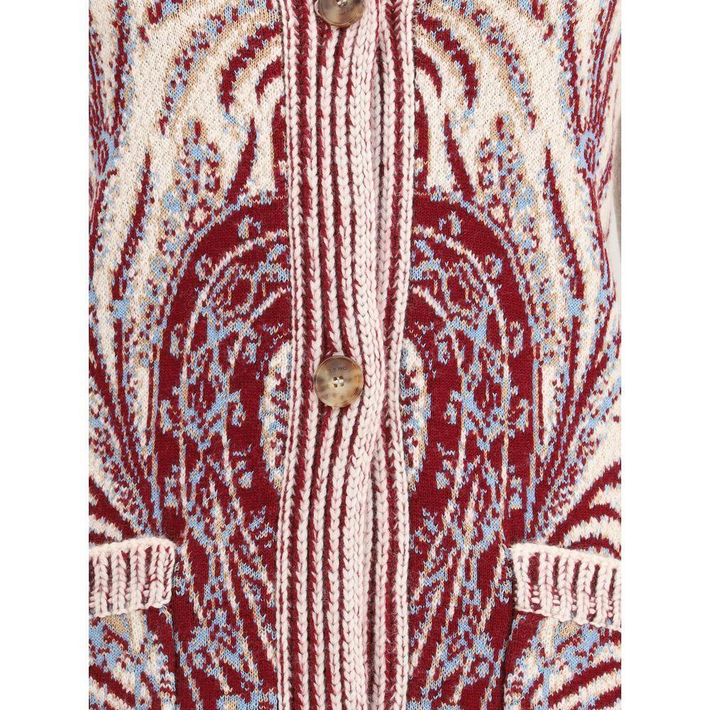 Etro Wool and cotton maxi Cardigan ET-WRKE0162AQ165X0801-IT38 | S