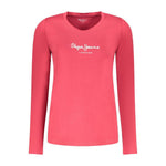 Pepe Jeans Red Cotton Women T-Shirt PE-39599-XS