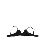 Dolce & Gabbana Black Lace Triangle Bralette Wireless Underwear