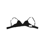 Dolce & Gabbana Black Lace Triangle Bralette Wireless Underwear