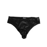 Dolce & Gabbana Black Satin Stretch Slip Brief Women Underwear