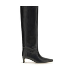 Staud Wally leather High Boots ST-F25P1001WLBLK-EU36.5/US6.5