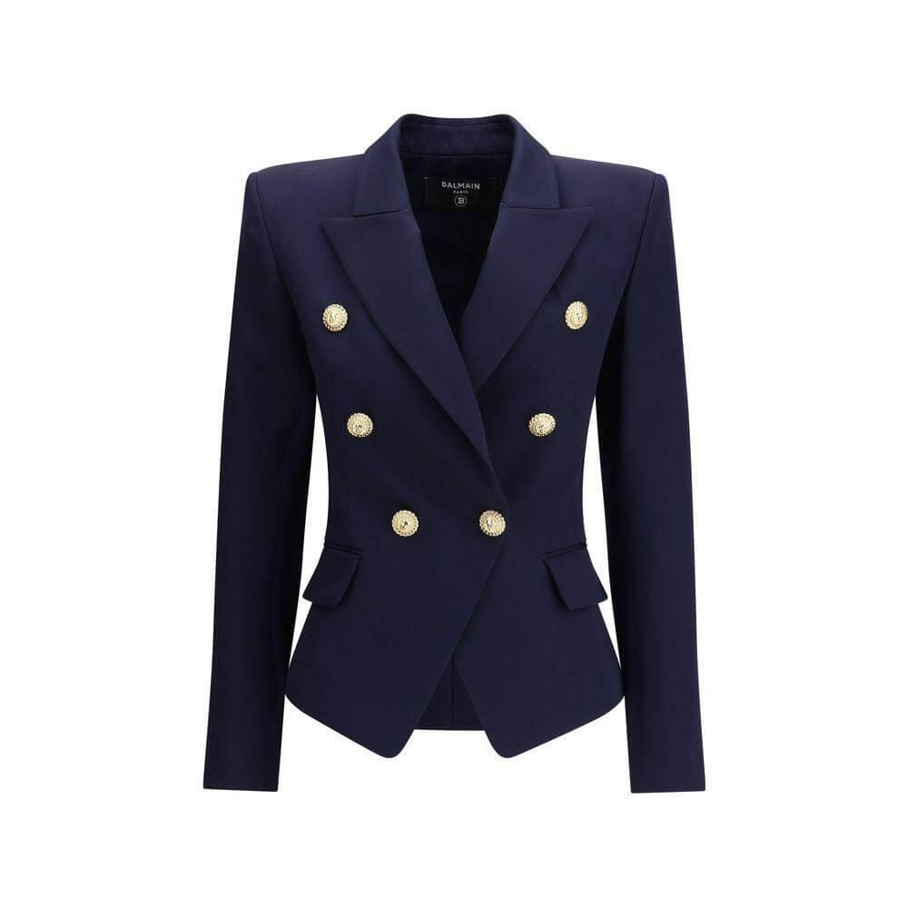 Balmain Double-breasted Blazer BA-FF1SI505WB086UC-IT36 | XS