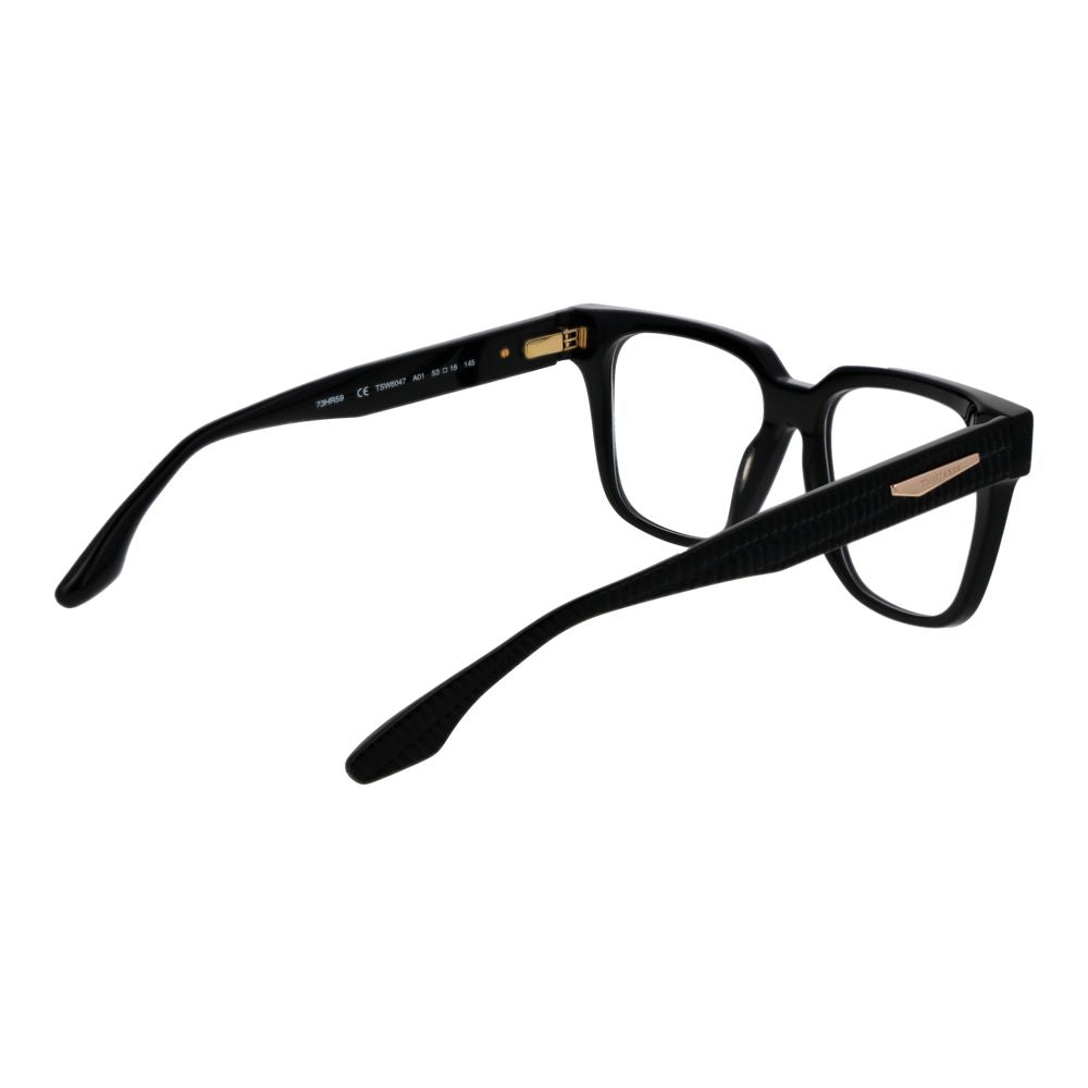 Trussardi Black Acetate Glasses (Frames) Trussardi