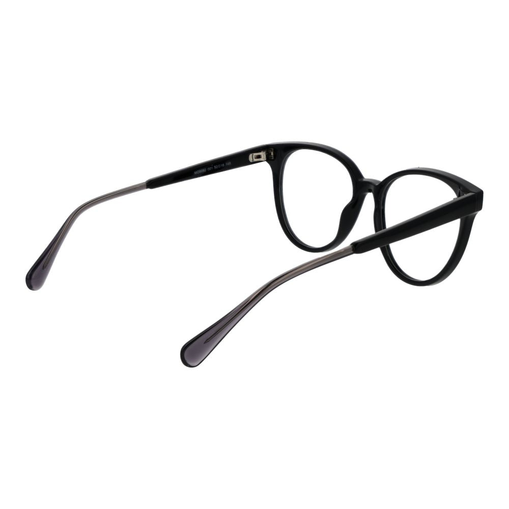 Max & Co Black Plastic Glasses (Frames) full-rim panto style for women with demo lenses, size 52-16-145, includes branded case.