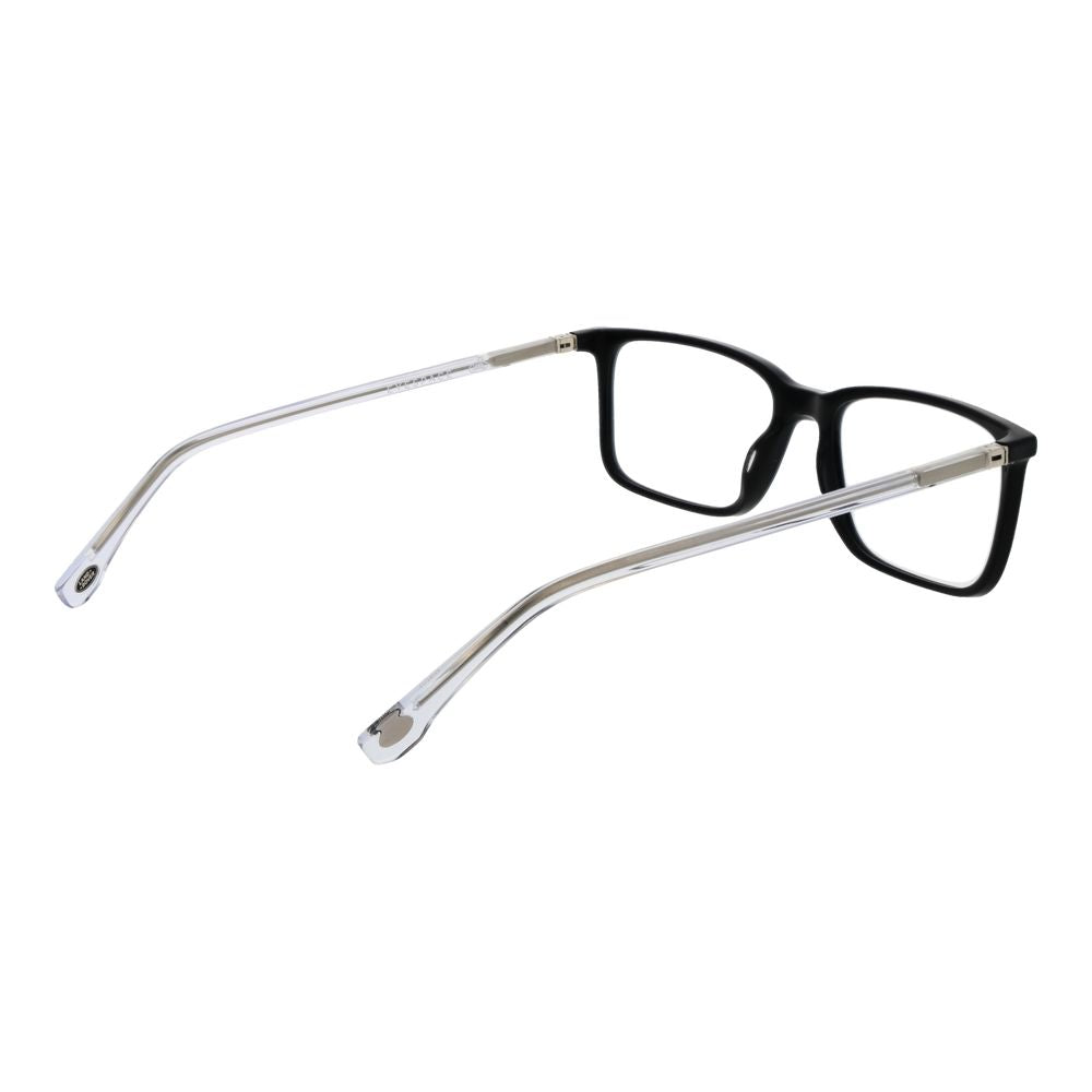 Land Rover Black Acetate Glasses (Frames), full-rim style with black acetate frame, size 57-17-150, for men’s fashion and eyewear.