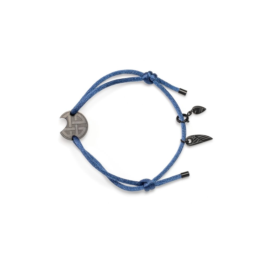 AN JEWELS JEWELRY Mod. AV.BGLBGUBL blue bracelet with unique metal charm design.