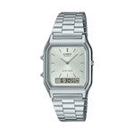 CASIO VINTAGE Mod. EDGY COLLECTION SUNRAY DIAL - SILVER AQ-230A-7AMQYES