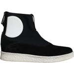 Alexander McQueen Black White Neoprene Takeshi Mid Calf Boots Shoes MV4437-39