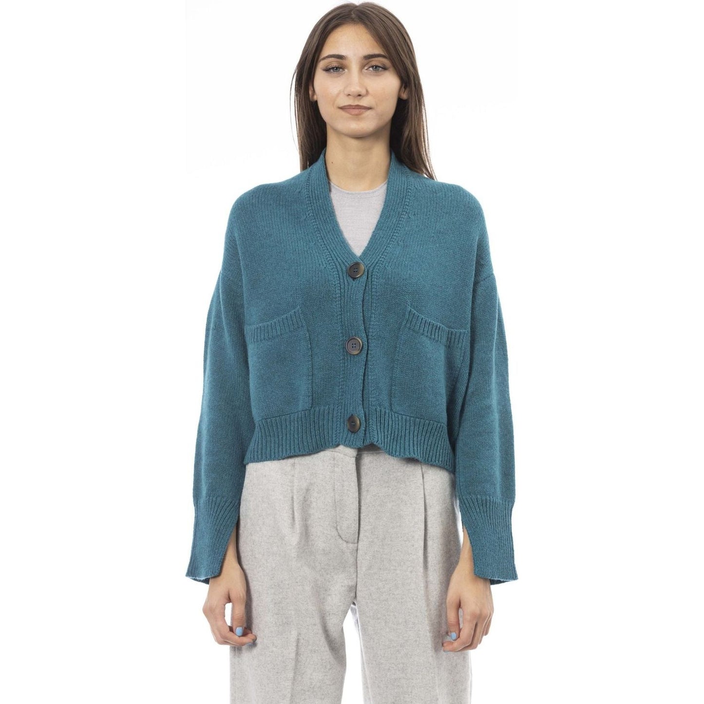 Alpha Studio Sweaters AD8631EE_9008TURCHESE:401288