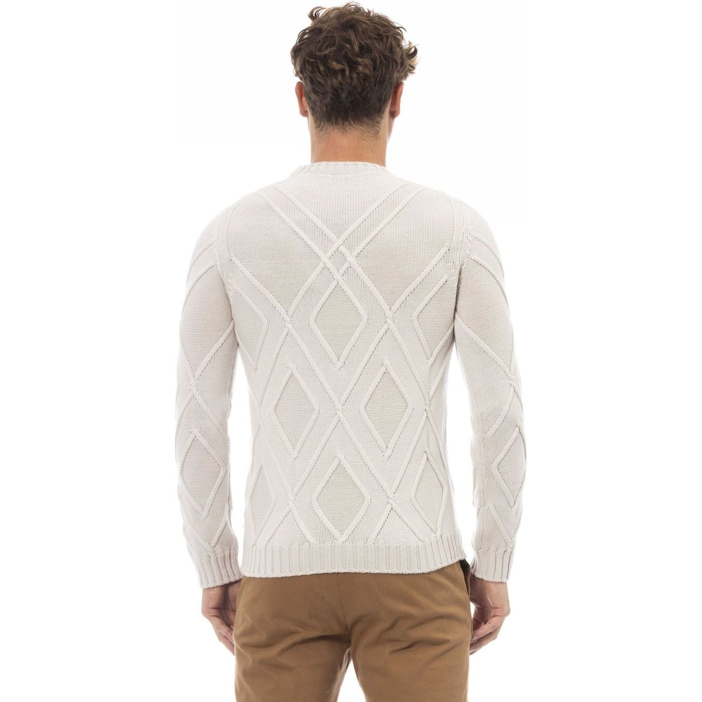 Alpha Studio Sweaters AU7038C_4008STUCCO:401427