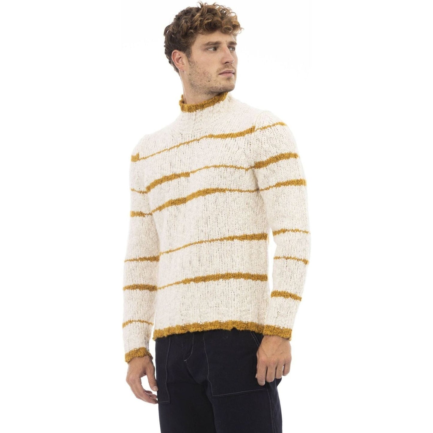 Alpha Studio Sweaters AU7360C_4210LATTE:401419