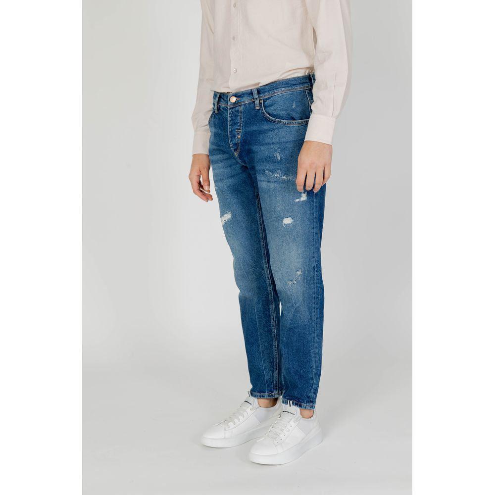 Antony Morato Blue Cotton Jeans & Pant AN-13380000176-W32