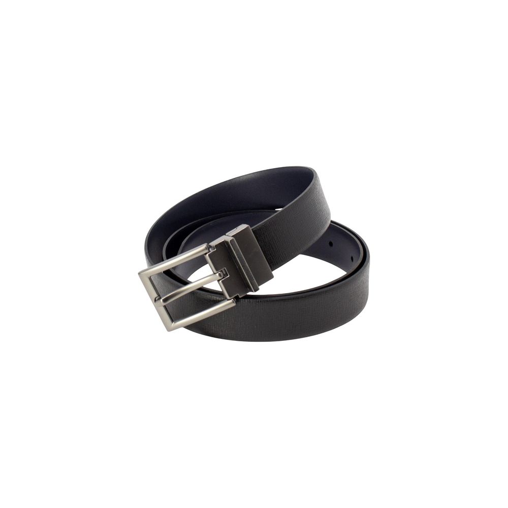 Antony Morato Black Leather Regular Belt