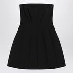Max Mara Pianoforte Black bustier dress in sablé BETELCO/R_MAXMP-004_102