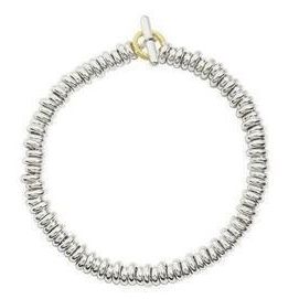 BRACCIALI DODO MOD. DBA600ARONDE000OAXXL silver bracelet with elegant circular design.