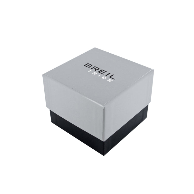 Official packaging box for BREIL Mod. C watch, featuring sleek design for the lady quartz model with 5 ATM water resistance.