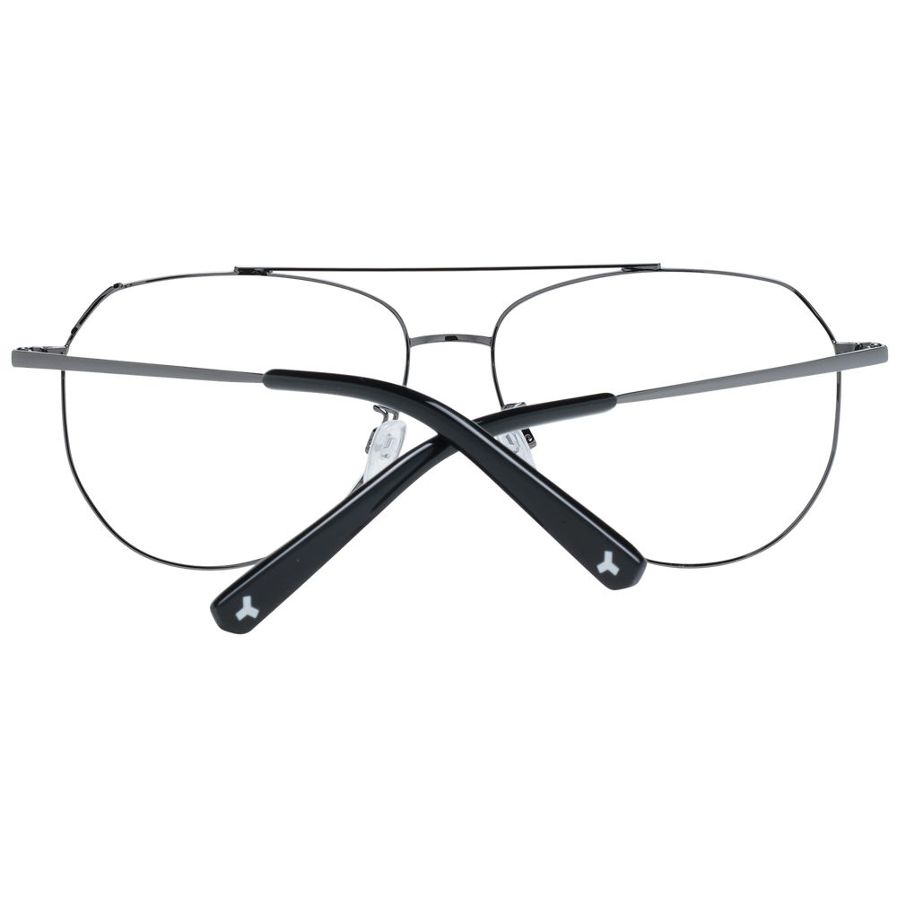 Bally Gray Metal Glasses (Frames) Bally