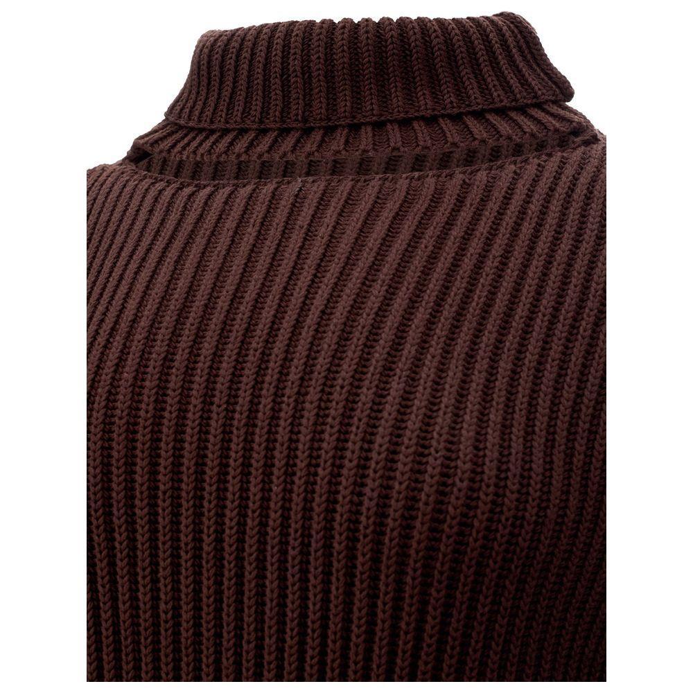 Bottega Veneta Elegant Viscose Brown Dress BO-1701664-IT42|M