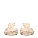 Burberry Pink Fabric Stiletto Heels Sandals BU-15269125456137-EU37/US7