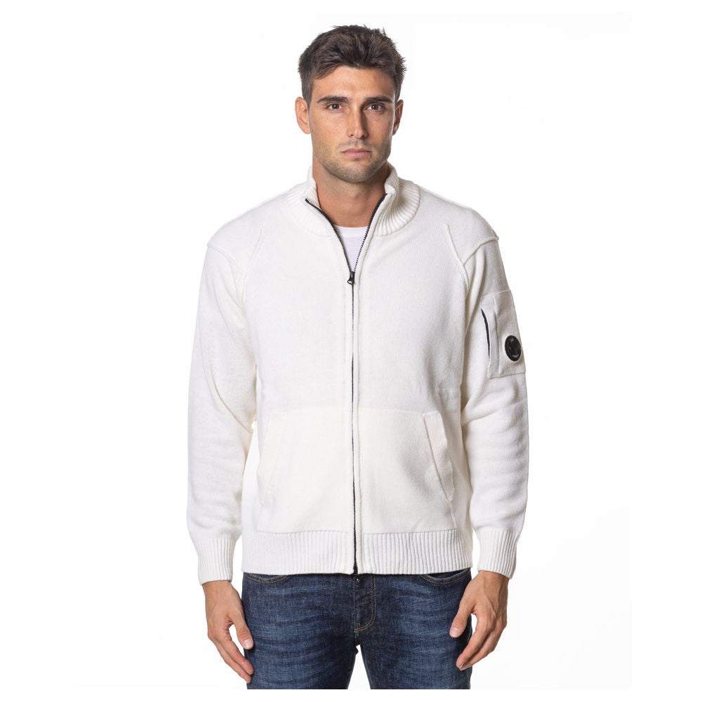 C.P. Company White Wool Sweater CP-14762-XL