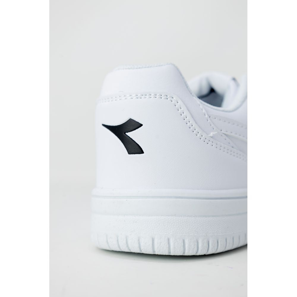 Diadora White Artificial Leather Low Top Sneakers Diadora