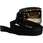 Dolce & Gabbana Black Leather LED Logo Belt Waist Fanny Pack Bag BAG4126