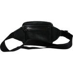 Dolce & Gabbana Black Leather LED Logo Belt Waist Fanny Pack Bag BAG4126