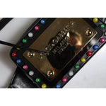 Dolce & Gabbana Black Leather LED Logo Belt Waist Fanny Pack Bag BAG4126