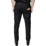Dolce & Gabbana Black Wool Skinny Men Dress Pants PAN75340-46