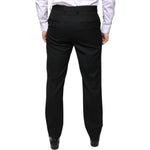 Dolce & Gabbana Black Wool Skinny Men Dress Pants PAN75354-48