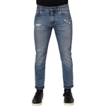 Dolce & Gabbana Blue Cotton Logo Plaque COMFORT Denim Jeans PAN76415-48