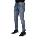 Dolce & Gabbana Blue Cotton Logo Plaque COMFORT Denim Jeans PAN76415-48