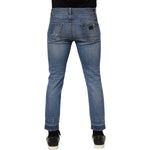 Dolce & Gabbana Blue Cotton Logo Plaque COMFORT Denim Jeans PAN76415-48