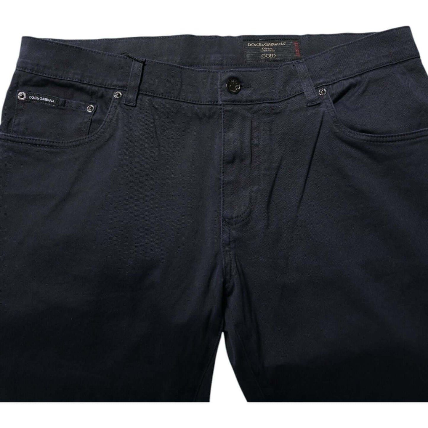 Dolce & Gabbana Blue Cotton Tapered Denim Jeans PAN76412-58