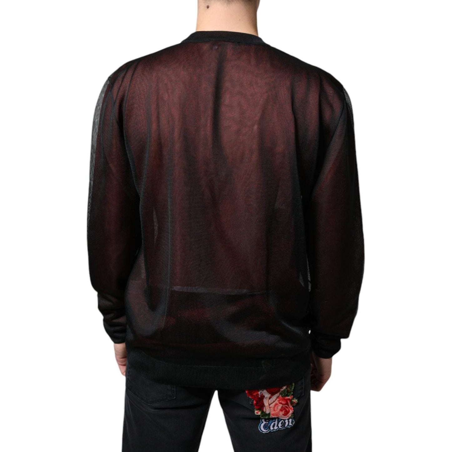 Dolce & Gabbana Brown Polyester Pullover Sweatshirt Sweater TSH87109-54