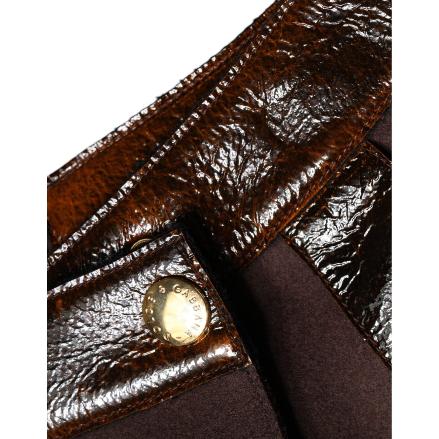 Dolce & Gabbana Brown Virgin Wool Mid Waist A-line Mini Skirt SKI2001-40