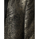 Dolce & Gabbana Gold SICILIA Jacquard Single Breasted Coat Blazer KOS2254-58