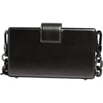Dolce & Gabbana Metallic Gray DG BOX Leather Shoulder Chain Strap Bag BAG4076