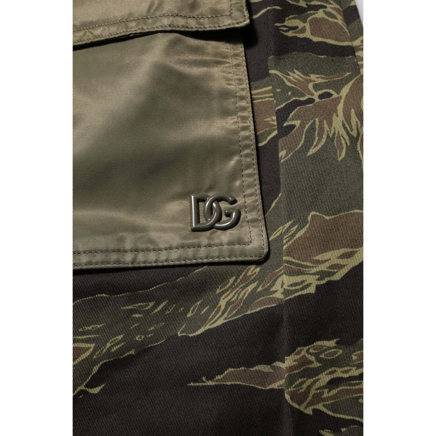 Dolce & Gabbana Multicolor Cargo Camouflage Pants PAN76418-50