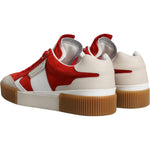 Dolce & Gabbana Multicolor Miami Leather Low Top Sneakers Shoes MV6289-41