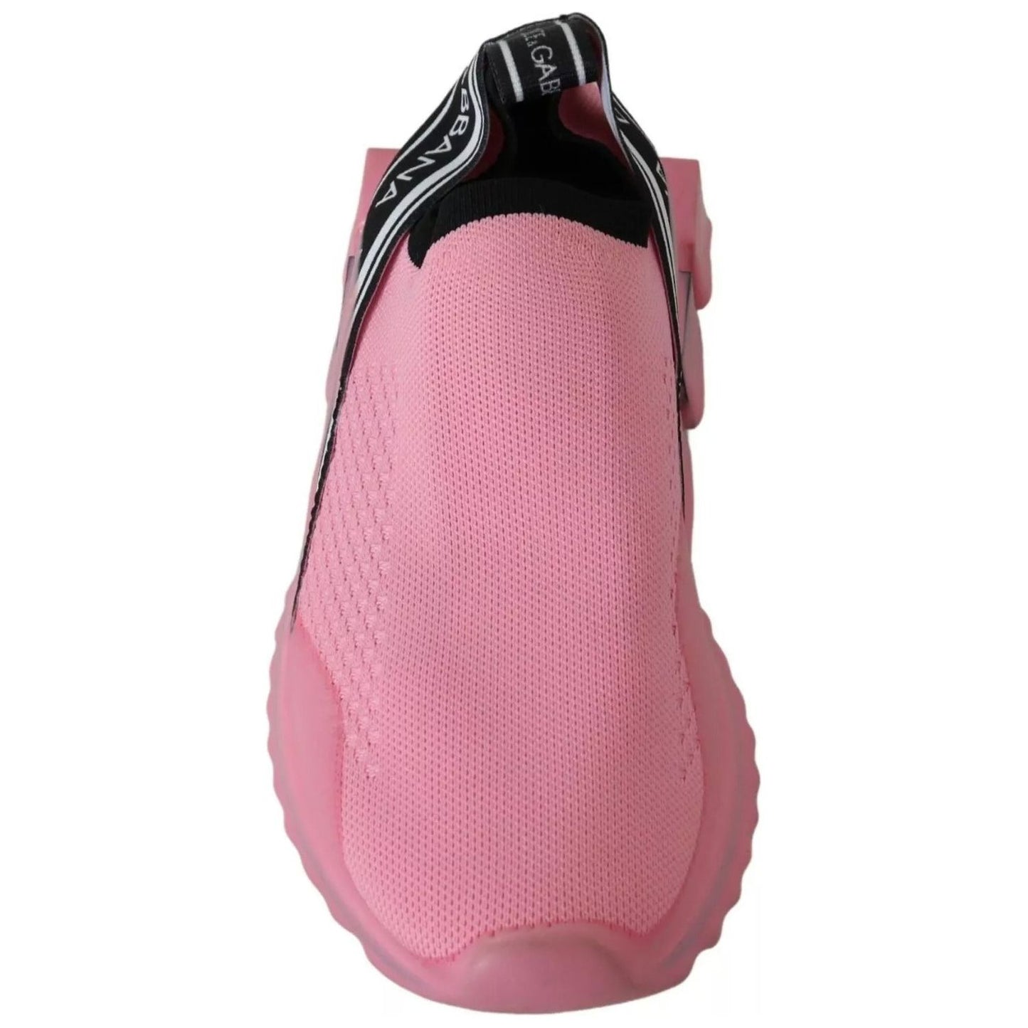 Dolce & Gabbana Pink Low Top Sorrento Sneakers Slip On Casual Shoes LA9289-37
