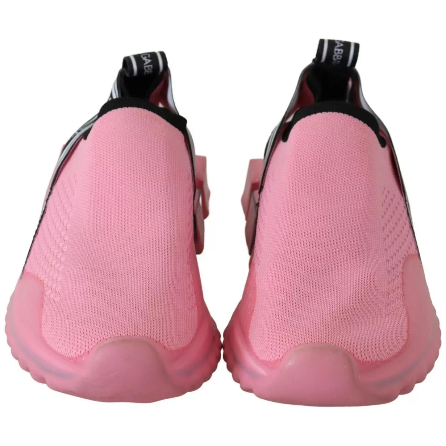 Dolce & Gabbana Pink Low Top Sorrento Sneakers Slip On Casual Shoes LA9289-37