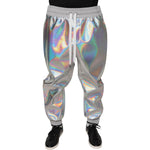 Dolce & Gabbana Silver Iridescent Men Jogger Sweatpants Pants PAN75555-50