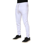Dolce & Gabbana White Cotton Drawstring Jogger Pants PAN76417-48